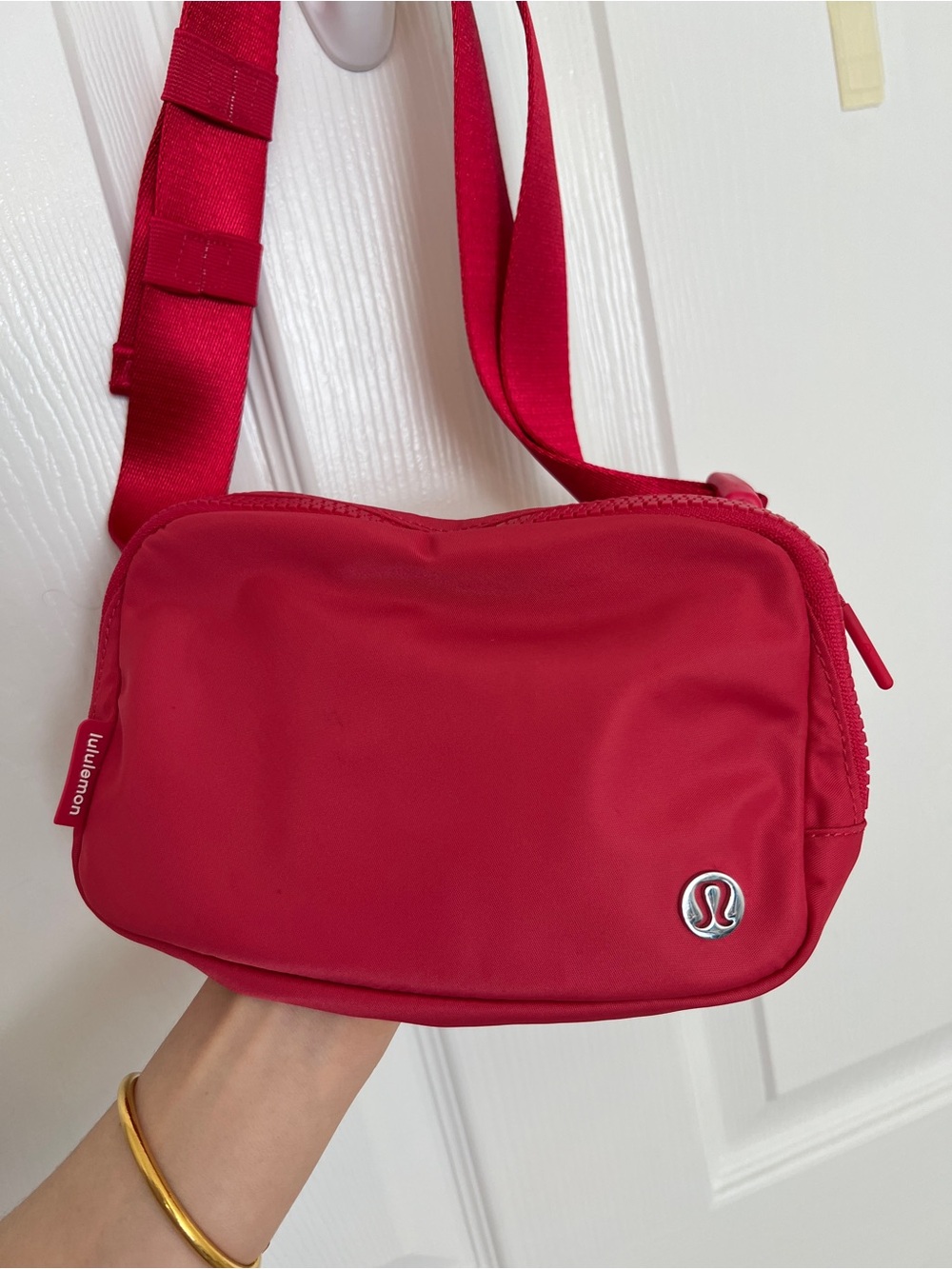 lululemon athletica Bright Red Crossbody Shoulder Bag